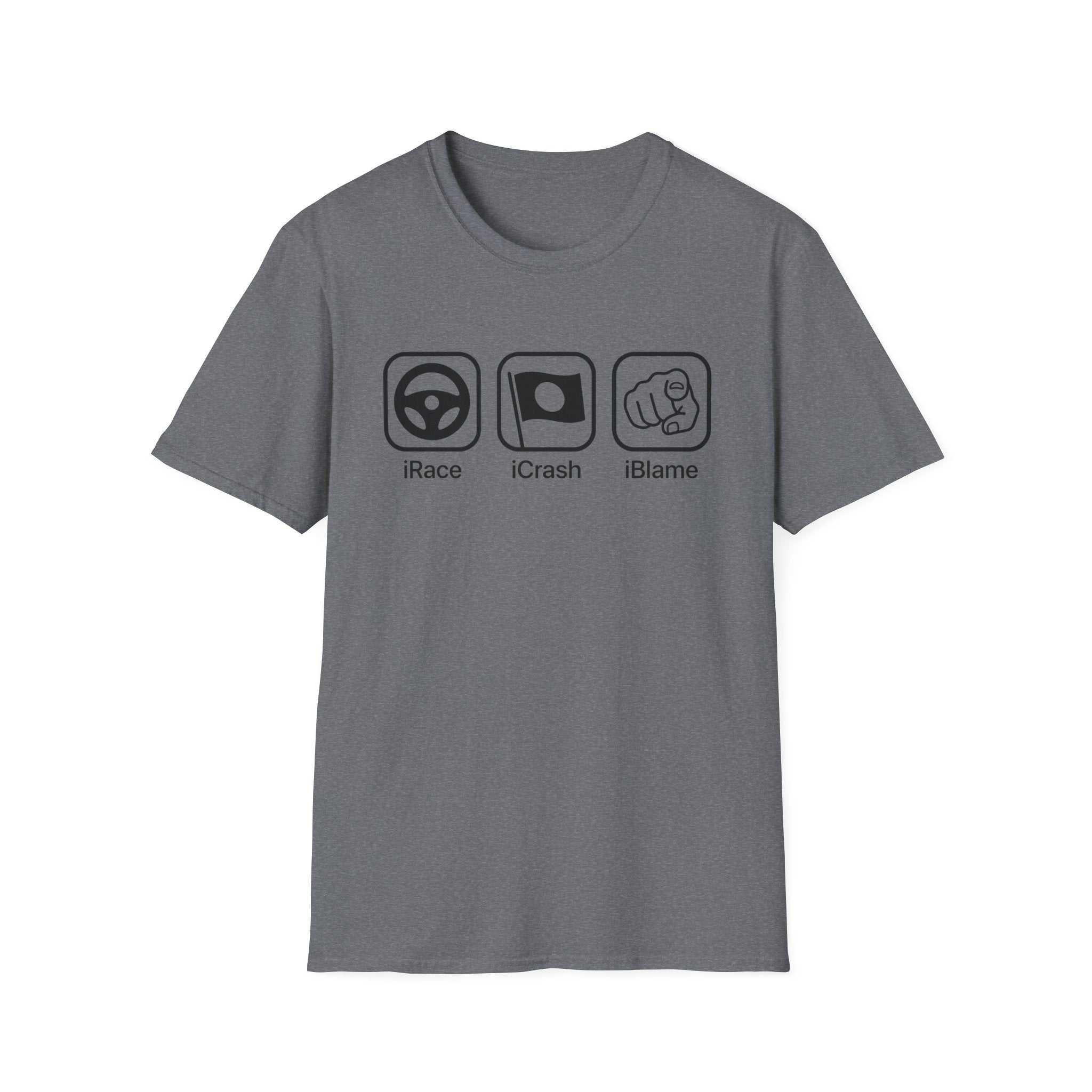 irace, icrash- T-Shirt