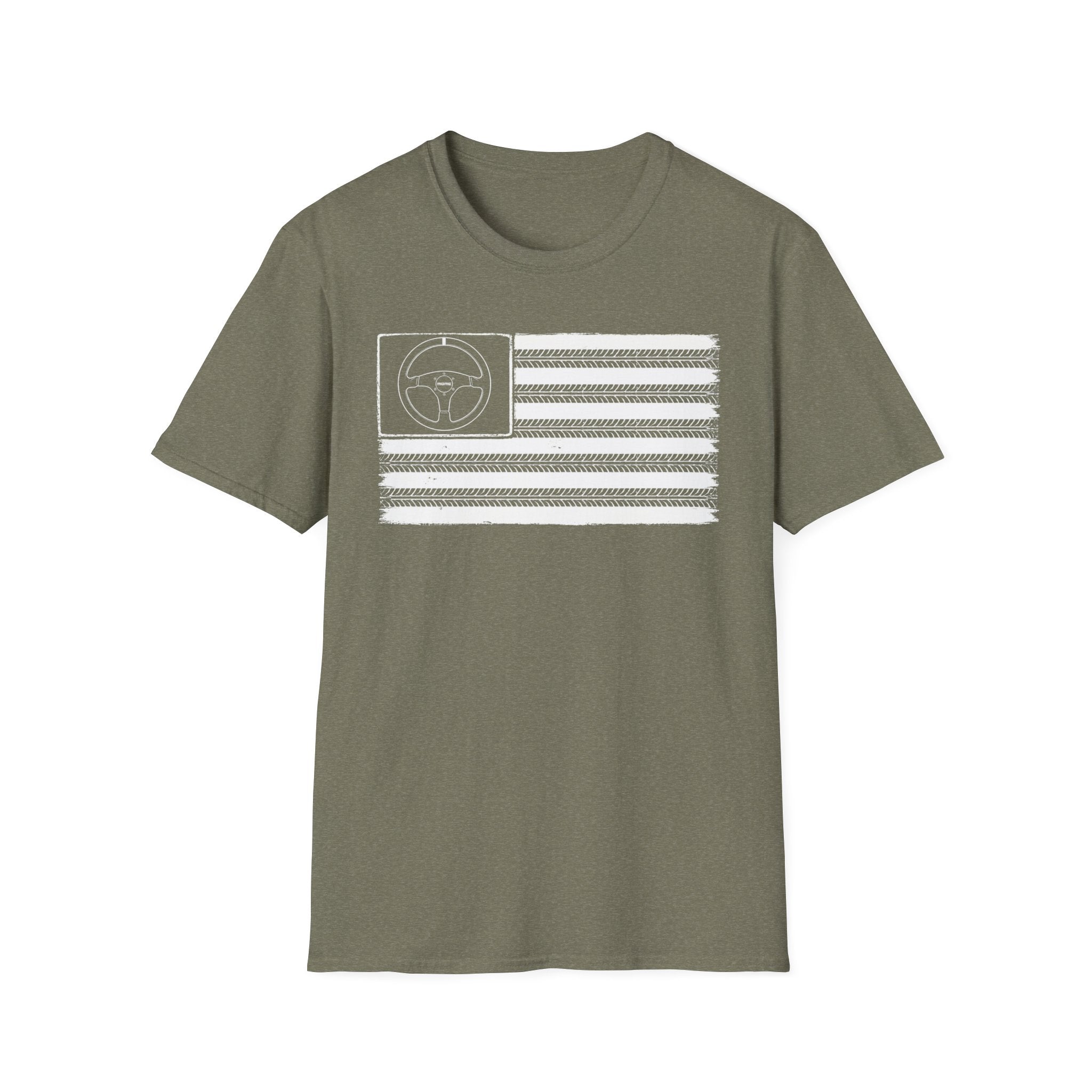 Round USA Race- T-Shirt